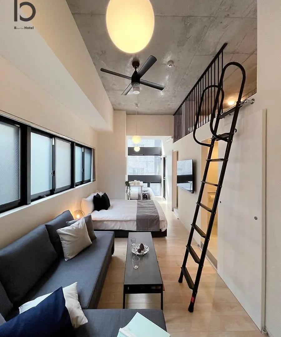 Apartment Bhotel Nekoyard - Stylish Loft Studio Steps From Peace Park Hiroshima