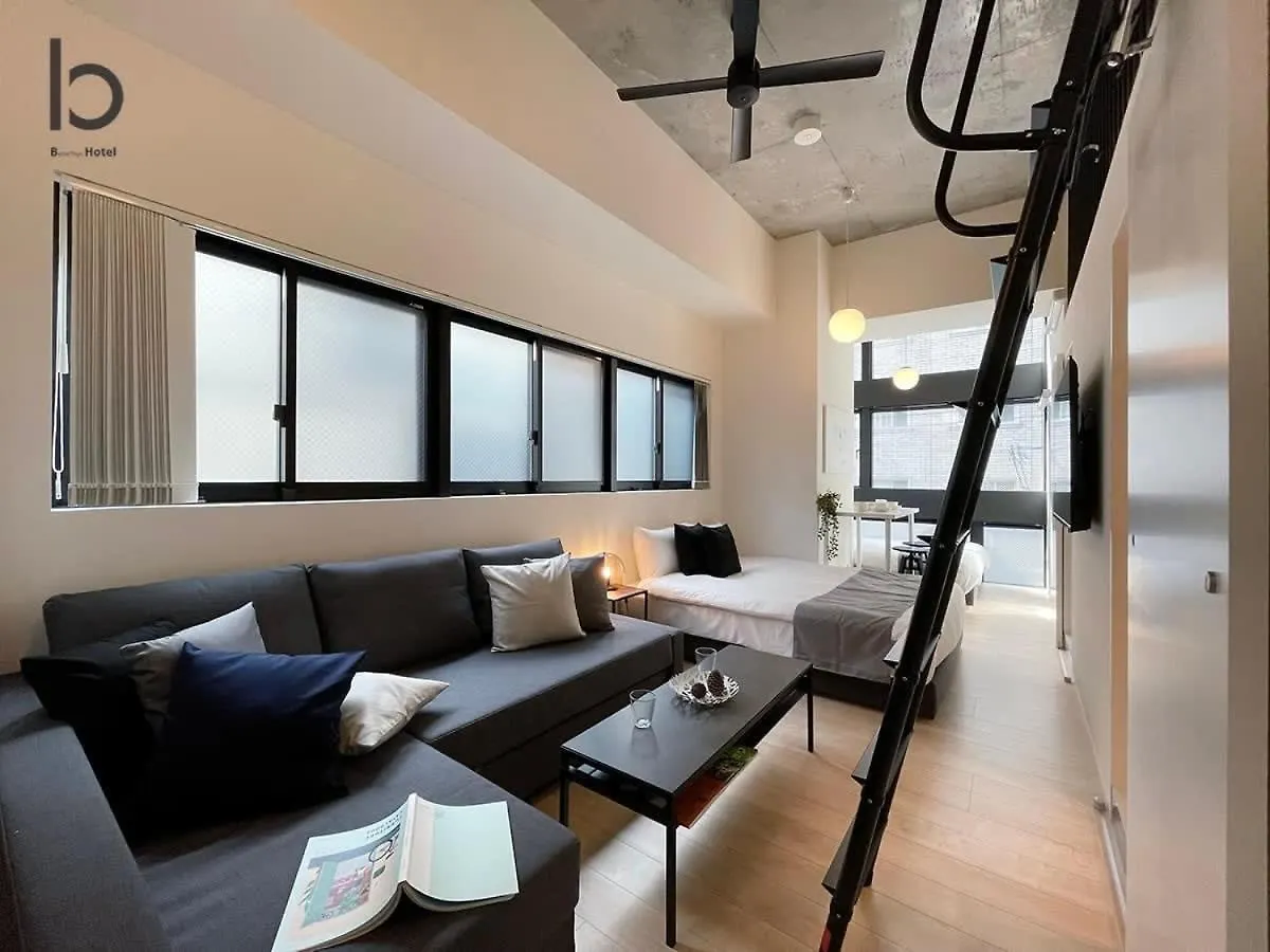 Apartment Bhotel Nekoyard - Stylish Loft Studio Steps From Peace Park Hiroshima Japan